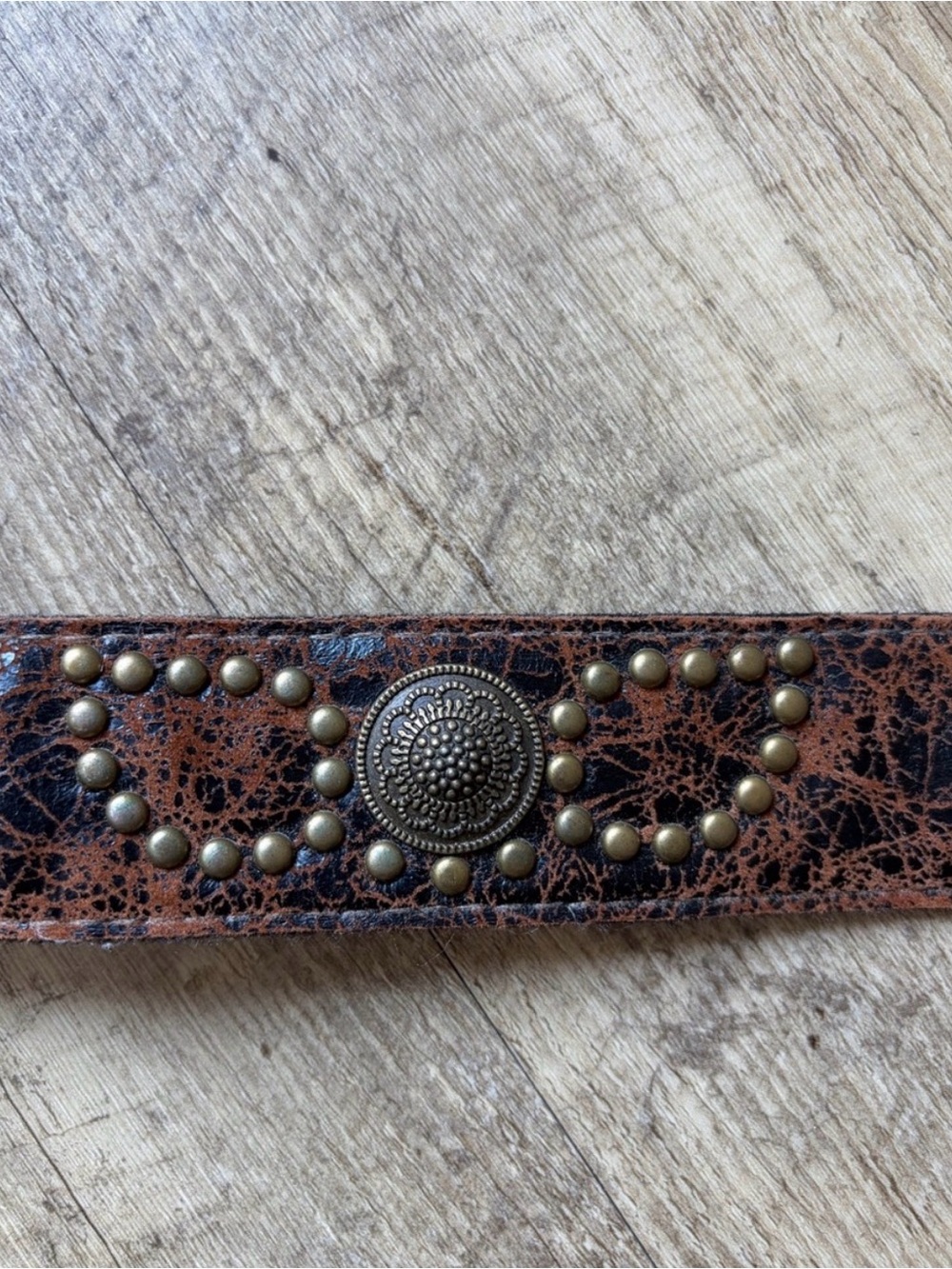 Five Item Size Large Bohemian Belt Bundle Festival Chunky Studded Colorful - Picture 11 of 12